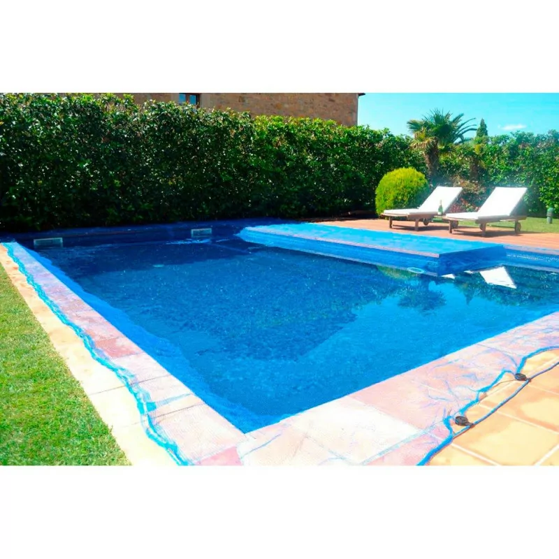 Malha para piscina 6x6m leaf pool cover