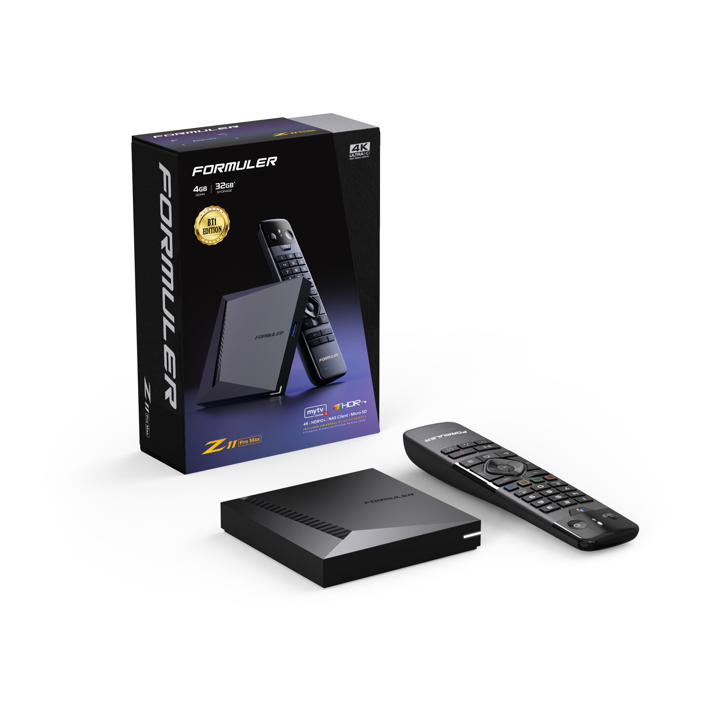 Formuler Z11 Pro Max BT1 Edition - MyTV Online 3 - 4GB/32GB - Box IPTV - Android 4K