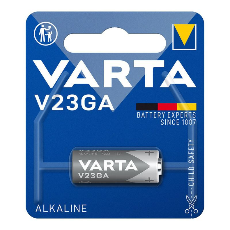 2 Alkaline Batterie VARTA 23A 12V Volt p23ga 8LR932 Mn21 V23GA A23 Ø10