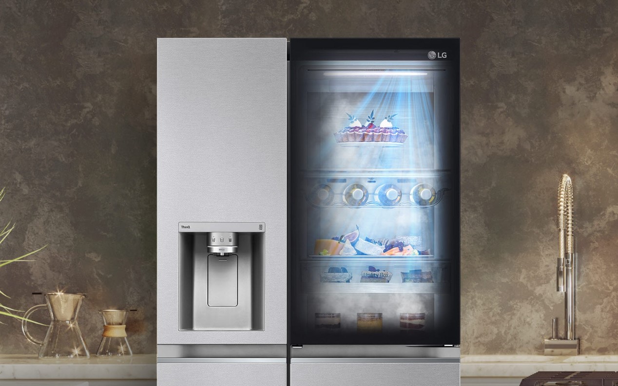 LG GSLV91MBAC.AMBQEUR frigo américain Pose libre 635 L C Acier